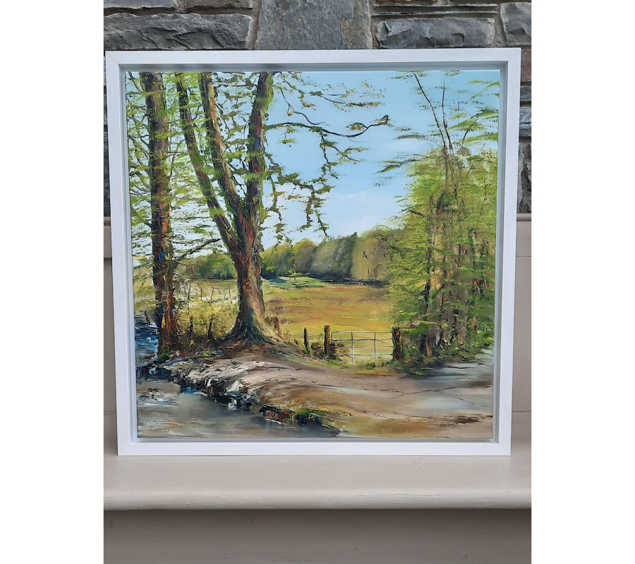 Springtime woodland